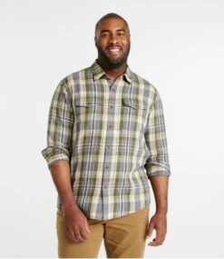 L.L.Bean Men's Signature Heritage Textured Flannel Shirt -L.L.Bean 514224 0 46