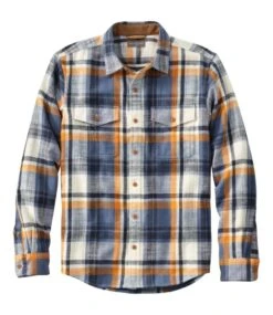 L.L.Bean Men's Signature Heritage Textured Flannel Shirt