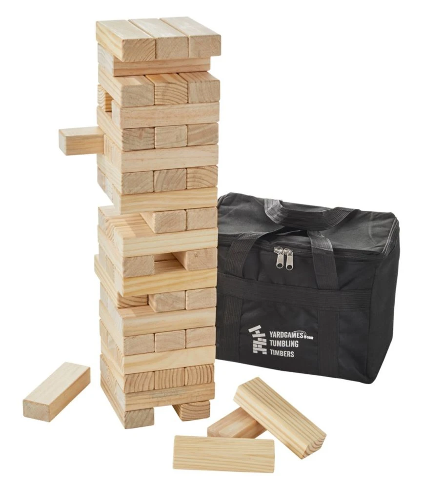 L.L.Bean Yard Games Tumbling Timbers, Large 3 L.L.Bean Yard Games Tumbling Timbers, Large