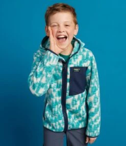 L.L.Bean Kids' Retro Mountain Classic Fleece Jacket, Print -L.L.Bean 514579 0 72