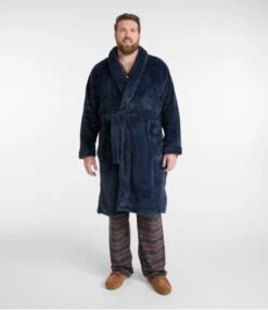 L.L.Bean Men's Wicked Plush Robe 10 L.L.Bean Men's Wicked Plush Robe -L.L.Bean 514891 0 46