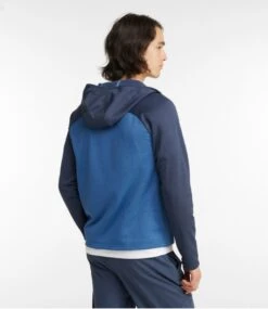 L.L.Bean Men's Mountain Fleece Full-Zip Hoodie, Colorblock -L.L.Bean 515094 0 45