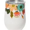 L.L.Bean Corkcicle X Rifle Paper Co. Stemless Cup, Lively Floral,12 Oz. -L.L.Bean 515239 459 41 1
