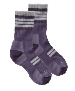 L.L.Bean Women's Katahdin Hiker Socks, Striped