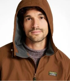 L.L.Bean Men's Insulated 3-Season Bomber Hooded Jacket, Colorblock -L.L.Bean 515685 0 48