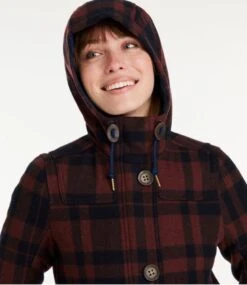 L.L.Bean Women's Bean's West End Wool Coat, Pattern -L.L.Bean 515694 0 46