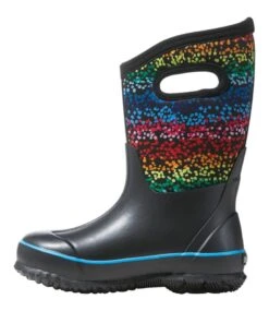 L.L.Bean Kids' Bogs Classic Rainbow Dots Boots -L.L.Bean 515726 0 45