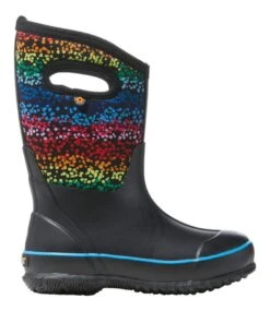 L.L.Bean Kids' Bogs Classic Rainbow Dots Boots