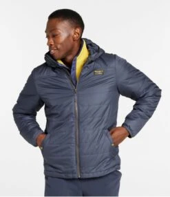 L.L.Bean Men's Mountain Classic Puffer Hooded Jacket -L.L.Bean 515822 0 44