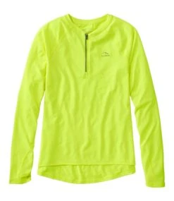 L.L.Bean Women's Comfort Cycling Jersey, Long-Sleeve