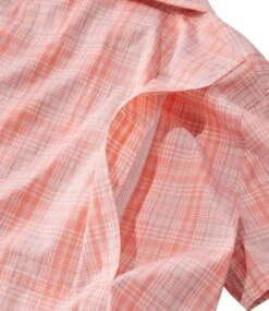 L.L.Bean Women's Tropicwear Shirt, Plaid Short-Sleeve -L.L.Bean 515939 0 48