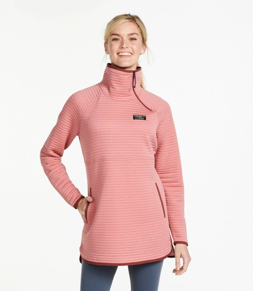L.L.Bean Women's Airlight Knit Asymmetrical Quarter-Zip Tunic 4 L.L.Bean Women's Airlight Knit Asymmetrical Quarter-Zip Tunic - Image 2