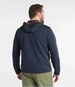 L.L.Bean Men's Airlight Knit Half-Zip Hoodie -L.L.Bean 516017 0 47 1