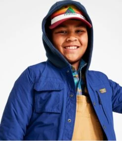 L.L.Bean Kids' Mountain Classic Water-Resistant Shirt Jacket -L.L.Bean 516263 0 46 1