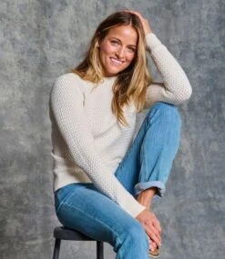 L.L.Bean Women's Basketweave Sweater, Boatneck -L.L.Bean 516400 0 47