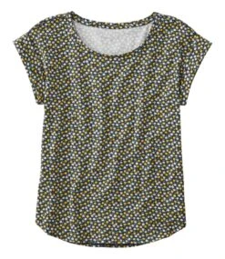 L.L.Bean Women's Signature Rangeley Cotton Tee, Scoopneck