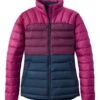 L.L.Bean Women's Bean's Down Jacket, Colorblock -L.L.Bean 516733 51448 41