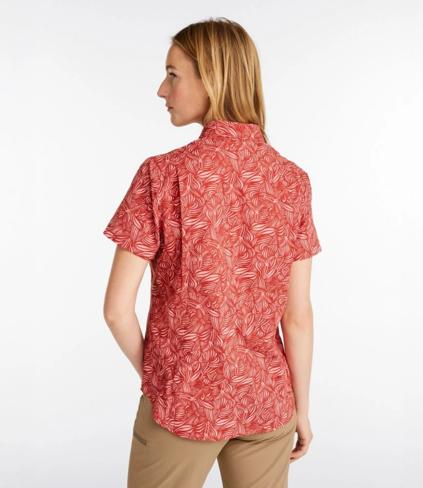 L.L.Bean Women's Tropicwear Shirt, Short-Sleeve Print 5 L.L.Bean Women's Tropicwear Shirt, Short-Sleeve Print - Image 3