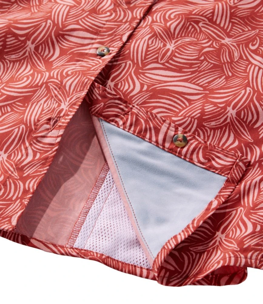 L.L.Bean Women's Tropicwear Shirt, Short-Sleeve Print 8 L.L.Bean Women's Tropicwear Shirt, Short-Sleeve Print - Image 6
