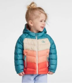 L.L.Bean Toddlers' Ultralight 650 Down Jacket, Colorblock -L.L.Bean 516868 0 45