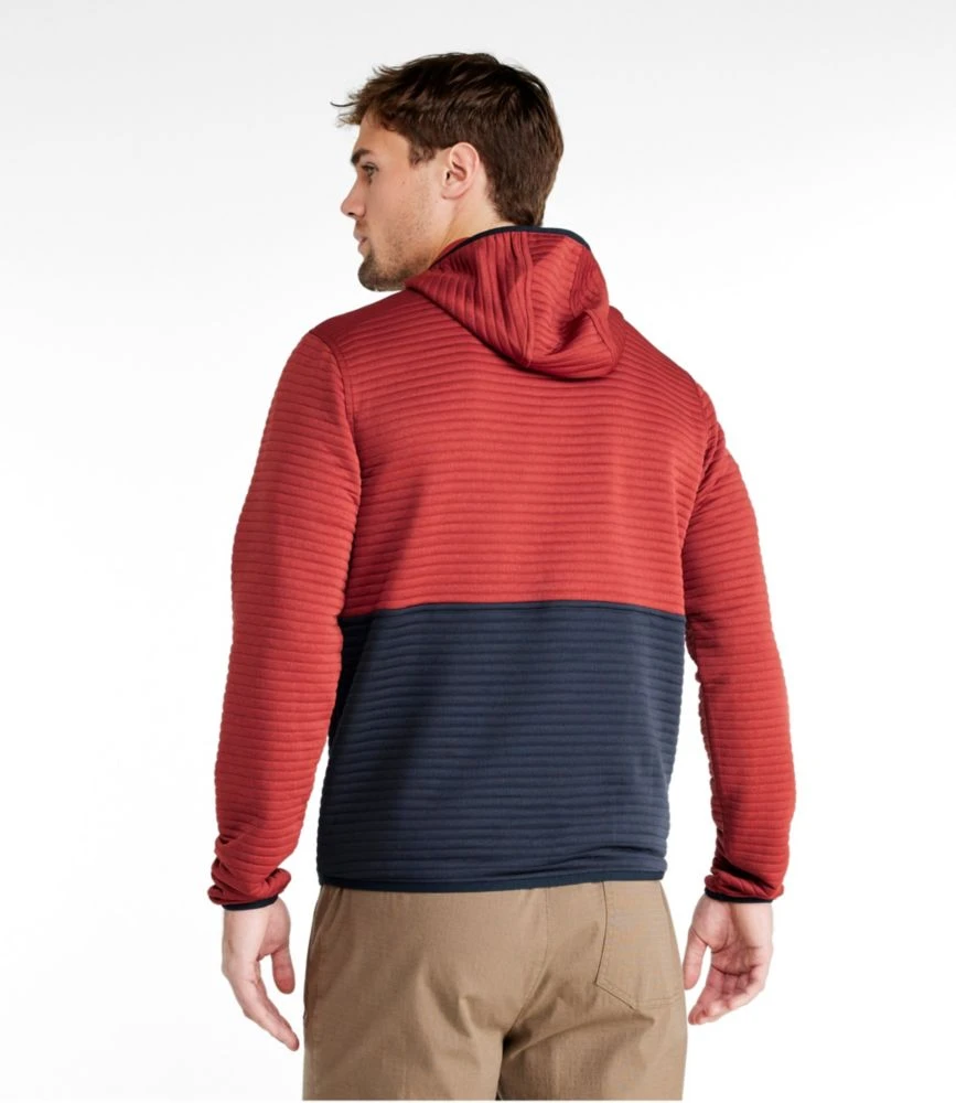 L.L.Bean Men's Airlight Knit Half-Zip Hoodie, Colorblock 5 L.L.Bean Men's Airlight Knit Half-Zip Hoodie, Colorblock - Image 3