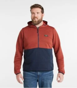 L.L.Bean Men's Airlight Knit Half-Zip Hoodie, Colorblock 11 L.L.Bean Men's Airlight Knit Half-Zip Hoodie, Colorblock -L.L.Bean 516964 0 46