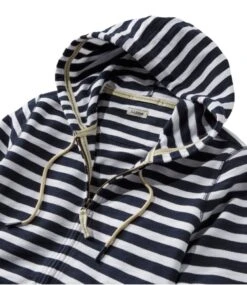 L.L.Bean Women's Organic Cotton Hooded Sweatshirt, Long-Sleeve Stripe 10 L.L.Bean Women's Organic Cotton Hooded Sweatshirt, Long-Sleeve Stripe -L.L.Bean 517134 0 46
