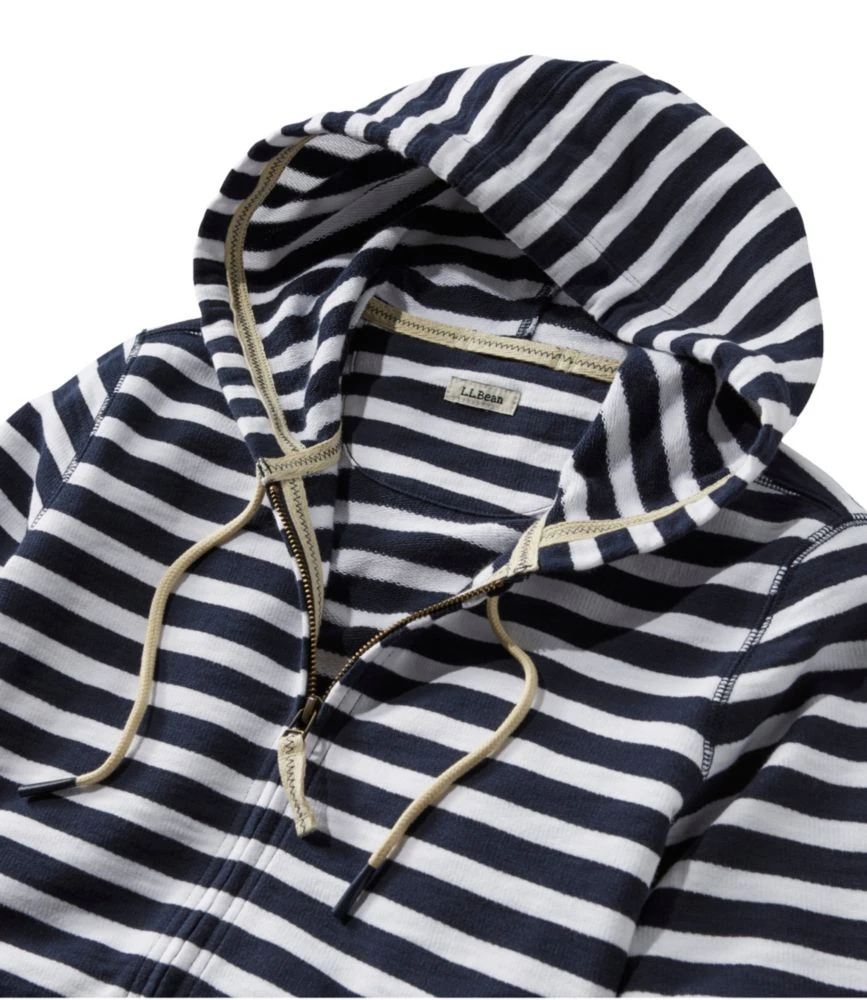 L.L.Bean Women's Organic Cotton Hooded Sweatshirt, Long-Sleeve Stripe 6 L.L.Bean Women's Organic Cotton Hooded Sweatshirt, Long-Sleeve Stripe - Image 4