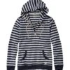 L.L.Bean Women's Organic Cotton Hooded Sweatshirt, Long-Sleeve Stripe