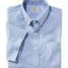 L.L.Bean Men's Comfort Stretch Oxford Shirt, Short-Sleeve, Slightly Fitted Untucked Fit 1 L.L.Bean Men's Comfort Stretch Oxford Shirt, Short-Sleeve, Slightly Fitted Untucked Fit -L.L.Bean 517246 37415 41