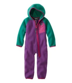 L.L.Bean Infants' Retro Mountain Classic Fleece Bunting, Colorblock