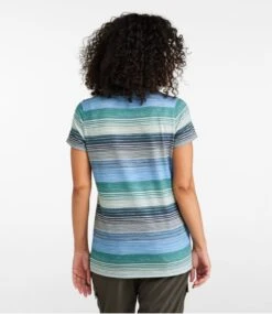 L.L.Bean Women's Everyday SunSmart® Tee, Short-Sleeve Stripe 7 L.L.Bean Women's Everyday SunSmart® Tee, Short-Sleeve Stripe -L.L.Bean 517681 0 45