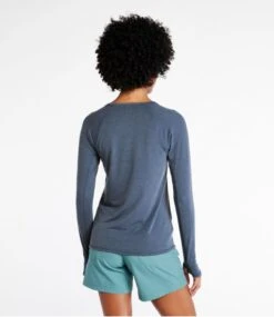 L.L.Bean Women's Everyday SunSmart® Tee, Crewneck Long-Sleeve Graphic -L.L.Bean 517701 0 45
