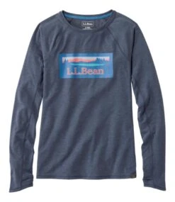L.L.Bean Women's Everyday SunSmart® Tee, Crewneck Long-Sleeve Graphic