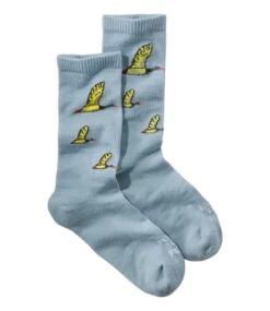 L.L.Bean Adults' Farm To Feet Russell Crew Socks, Light Cushion