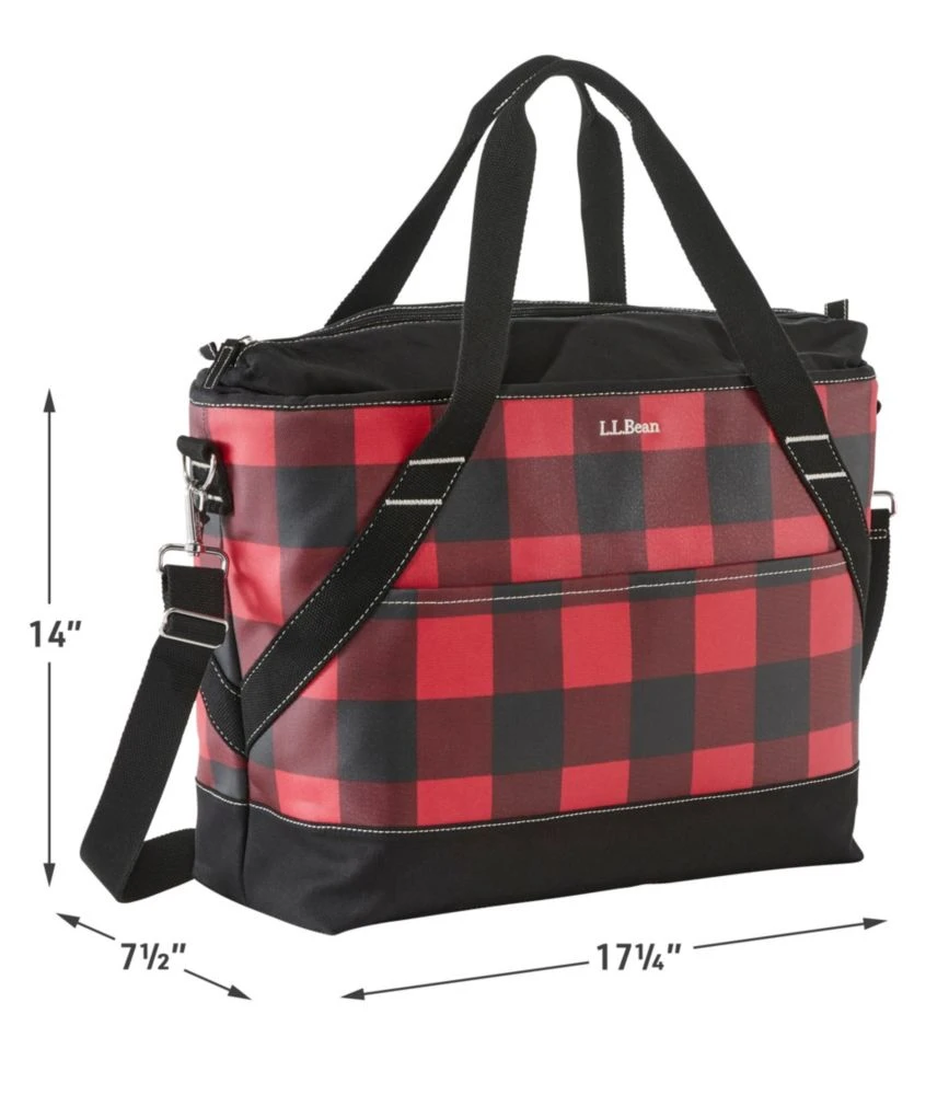 L.L.Bean Insulated Tote, Large, Plaid 6 L.L.Bean Insulated Tote, Large, Plaid - Image 4