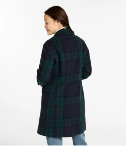 L.L.Bean Women's Classic Lambswool Polo Coat, Three-Quartern, Pattern -L.L.Bean 518083 0 45