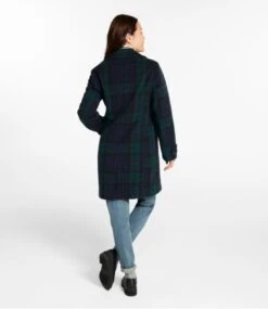 L.L.Bean Women's Classic Lambswool Polo Coat, Three-Quartern, Pattern -L.L.Bean 518083 0 47
