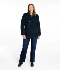 L.L.Bean Women's Classic Lambswool Peacoat, Pattern -L.L.Bean 518090 0 46