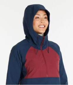 L.L.Bean Women's Bean's VentureStretch Anorak, Colorblock -L.L.Bean 518109 0 46