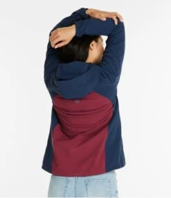 L.L.Bean Women's Bean's VentureStretch Anorak, Colorblock -L.L.Bean 518109 0 47