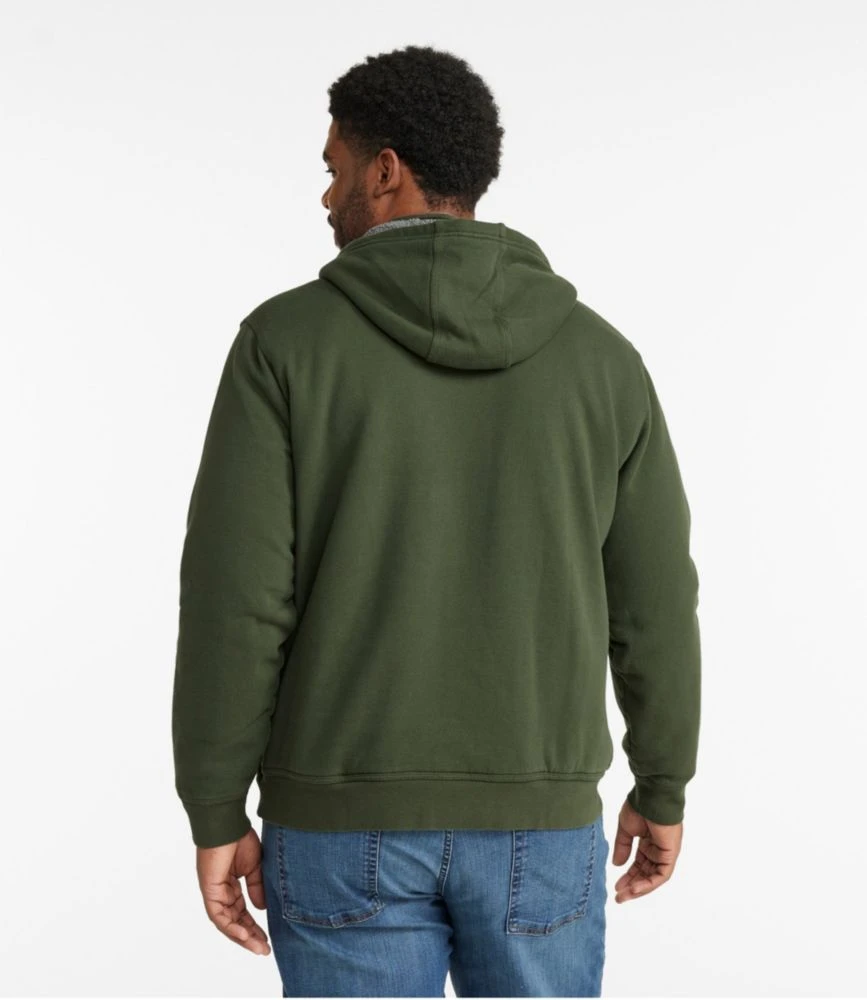 L.L.Bean Men's Katahdin Iron Works® Half-Zip Sweatshirt, Hooded, Fleece-Lined 7 L.L.Bean Men's Katahdin Iron Works® Half-Zip Sweatshirt, Hooded, Fleece-Lined - Image 5