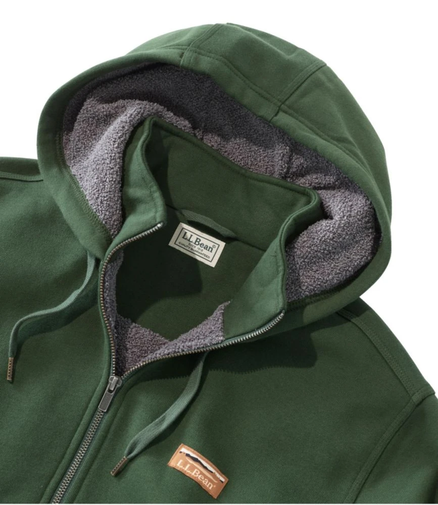 L.L.Bean Men's Katahdin Iron Works® Half-Zip Sweatshirt, Hooded, Fleece-Lined 8 L.L.Bean Men's Katahdin Iron Works® Half-Zip Sweatshirt, Hooded, Fleece-Lined - Image 6