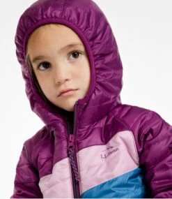 L.L.Bean Toddlers' Primaloft Hooded Jacket, Colorblock -L.L.Bean 518220 0 45