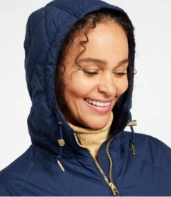 L.L.Bean Women's Bean's Cozy Quilted Coat -L.L.Bean 518312 0 48