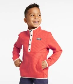L.L.Bean Kids' Quilted Quarter-Snap Pullover -L.L.Bean 518559 0 45