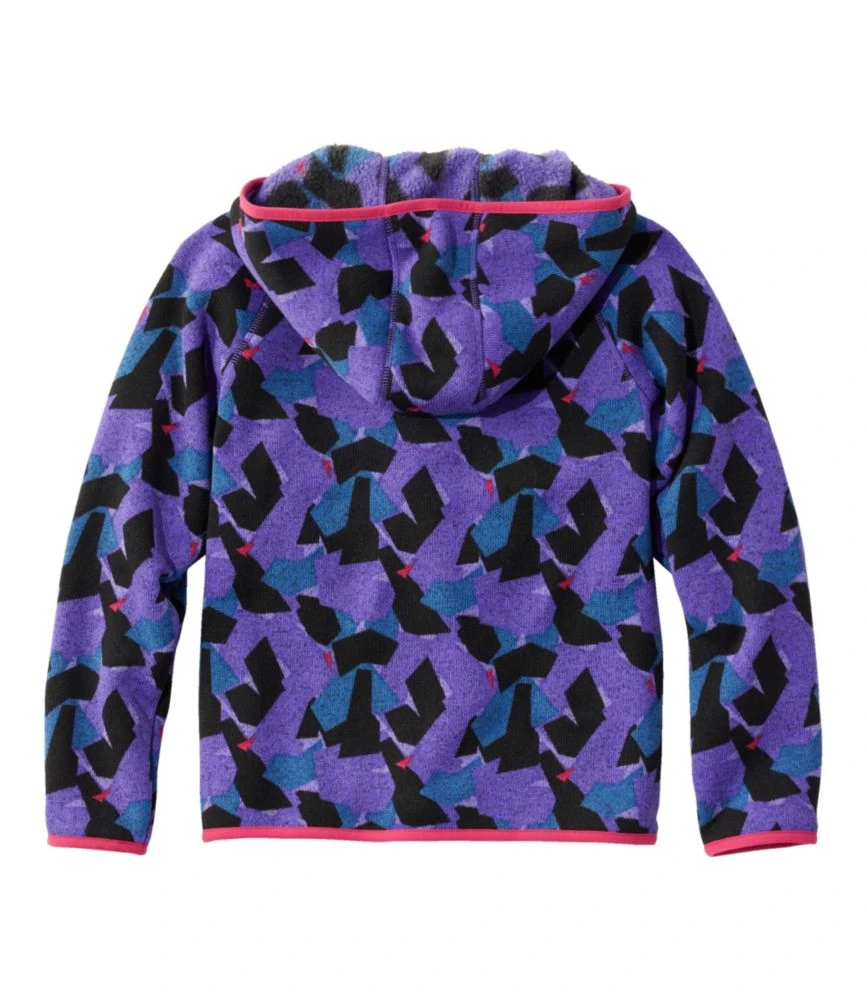 Kids' L.L.Bean Sweater Fleece, Hooded Print 6 Kids' L.L.Bean Sweater Fleece, Hooded Print - Image 4