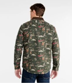 L.L.Bean Men's Signature 1933 Chamois Cloth Shirt, Lined, Pattern 7 L.L.Bean Men's Signature 1933 Chamois Cloth Shirt, Lined, Pattern -L.L.Bean 518699 0 45