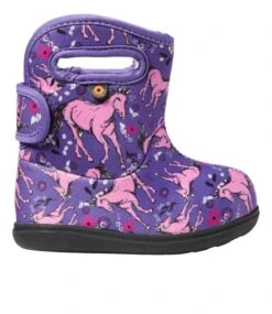L.L.Bean Toddlers' Baby Bogs, Violet Unicorns