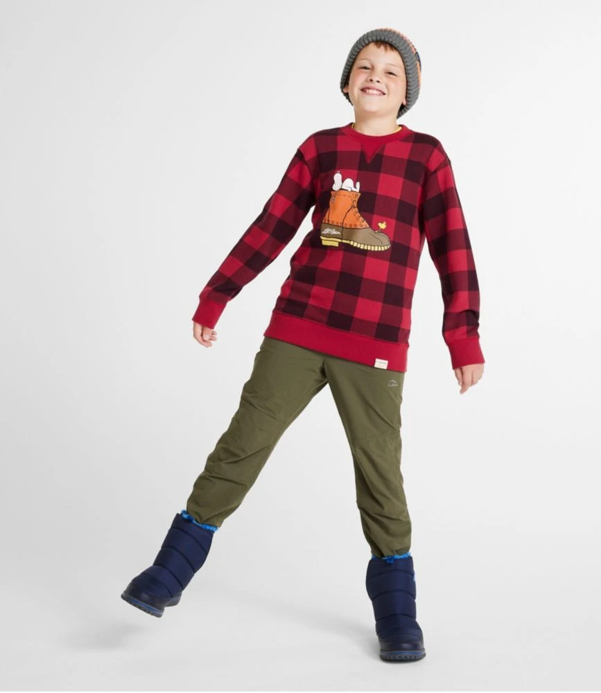 Kids' L.L.Bean X Peanuts Crew Sweatshirt 4 Kids' L.L.Bean X Peanuts Crew Sweatshirt - Image 2